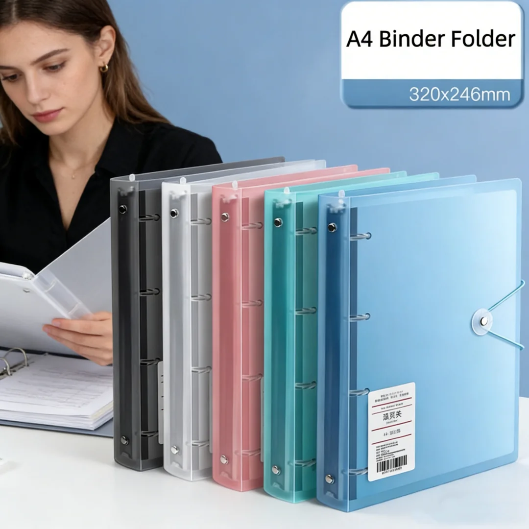 Binder Clip Assorted - ملفات A4 من نوع D، مجلد