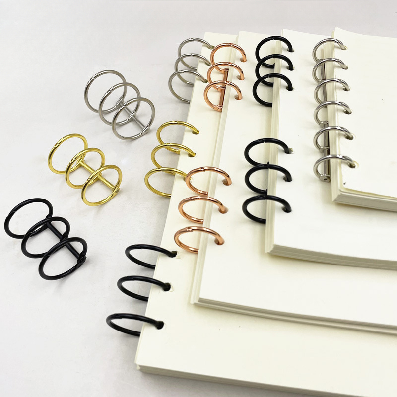 Binder Clip Assorted - 2 قطعة/المجموعة المعادن كتاب خواتم ملف