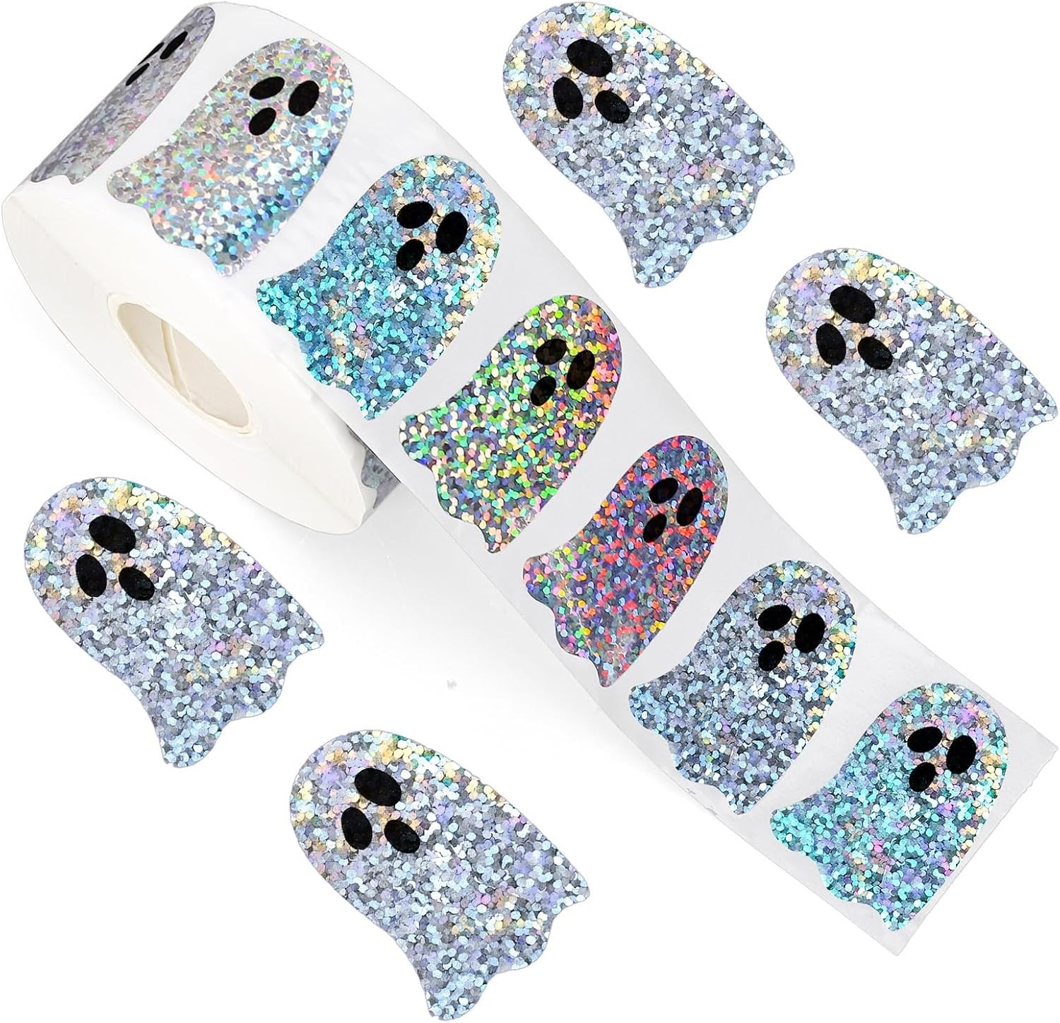 Sticker Label Roll - هالوين شبح شكل DIY ملصق مضاد