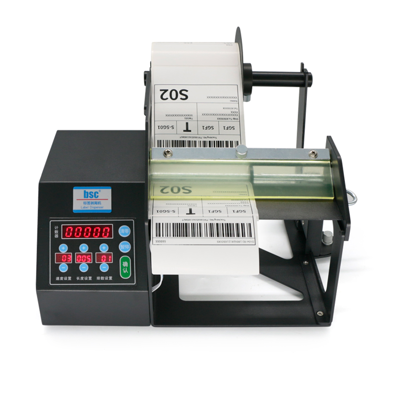 Sticker Label Roll - موزع ملصقات Bsc Q180 بحساس ألياف