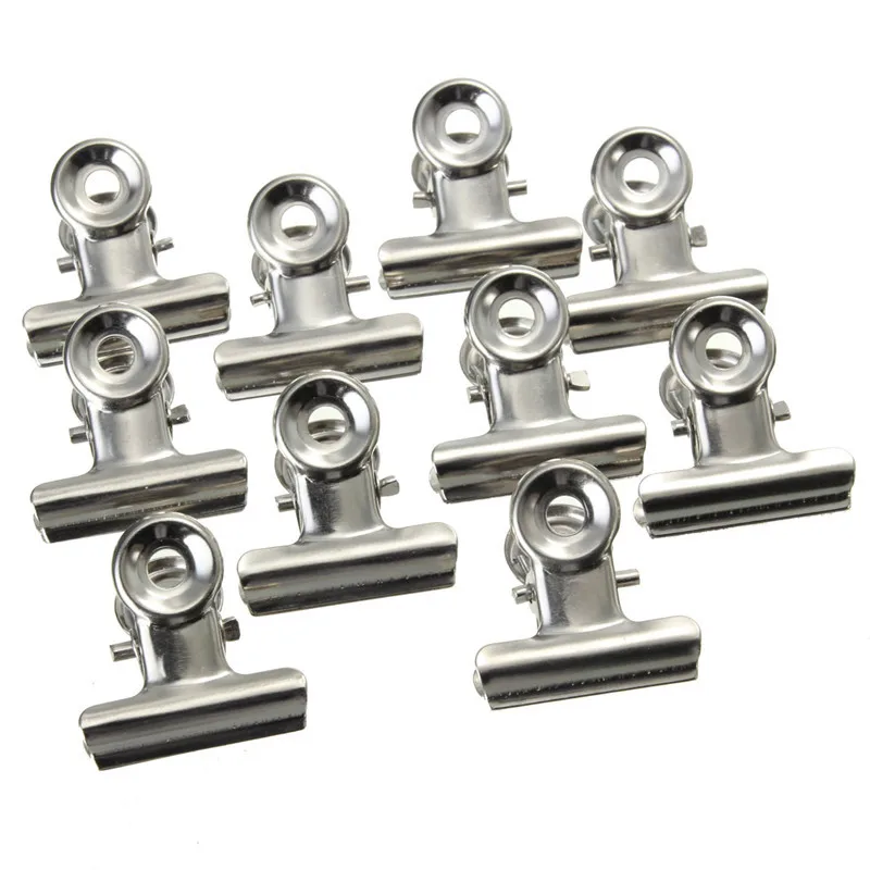 10 قطع من مشابك ورق المكتب الم - مراجعة Binder Clip Assorted وسعره