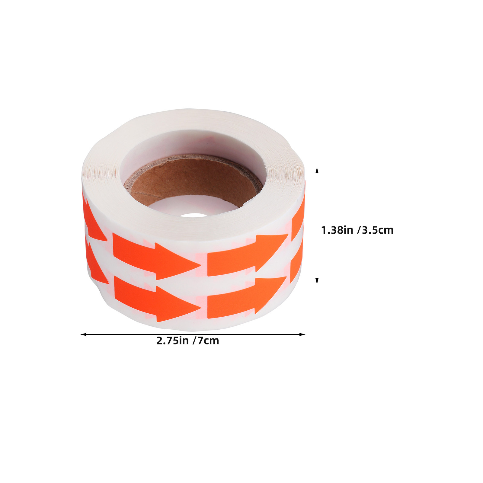 2 لفافة من ملصقات الأسهم الفلو - مراجعة Sticker Label Roll وسعره
