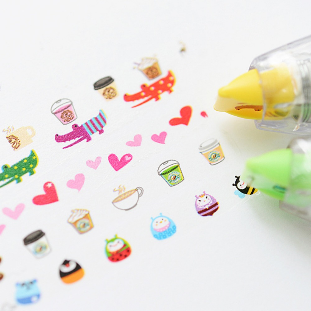 لطيف Kawaii الزخرفية تصحيح الش - مراجعة Correction Tape Roller وسعره