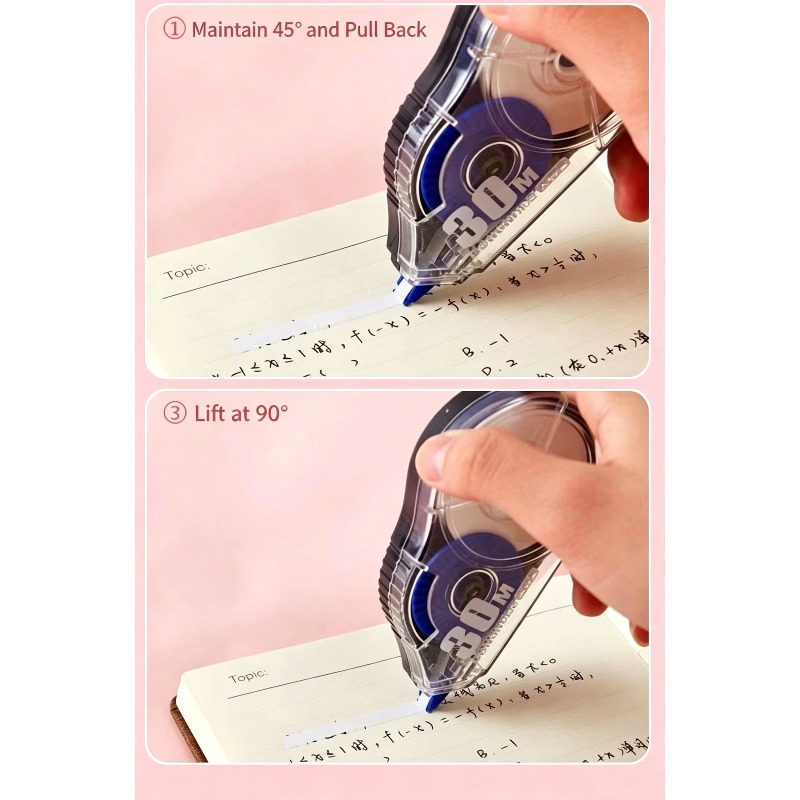 3/5 قطع من شريط التصحيح الدوار - مراجعة Correction Tape Roller وسعره