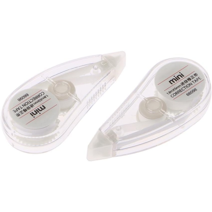 قطعتان من شريط التصحيح الأبيض  - مراجعة Correction Tape Roller وسعره