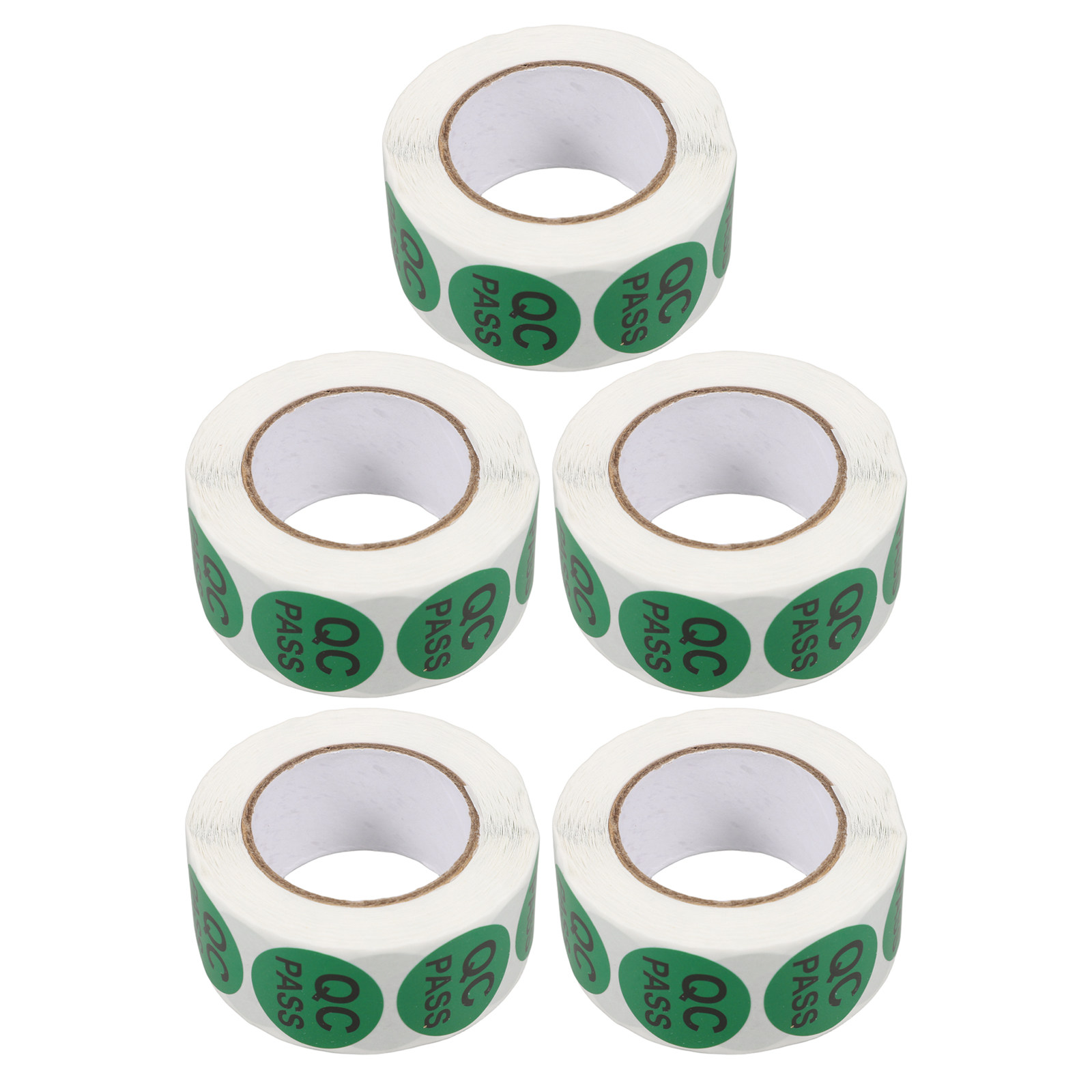 5 لفات من ملصقات مراقبة الجودة - مراجعة Sticker Label Roll وسعره