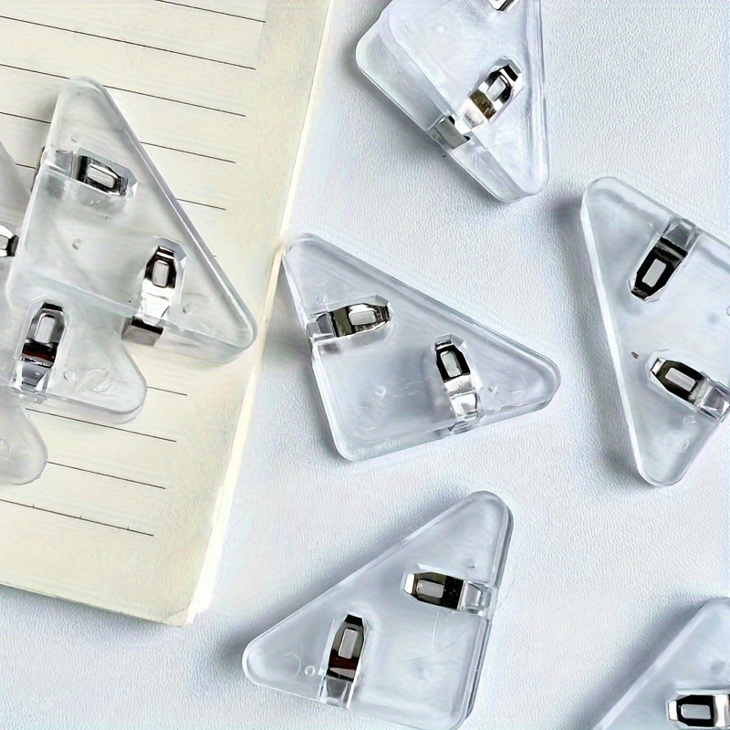 مجموعة مشابك مثلثة شفافة مكونة - مراجعة Binder Clip Assorted وسعره