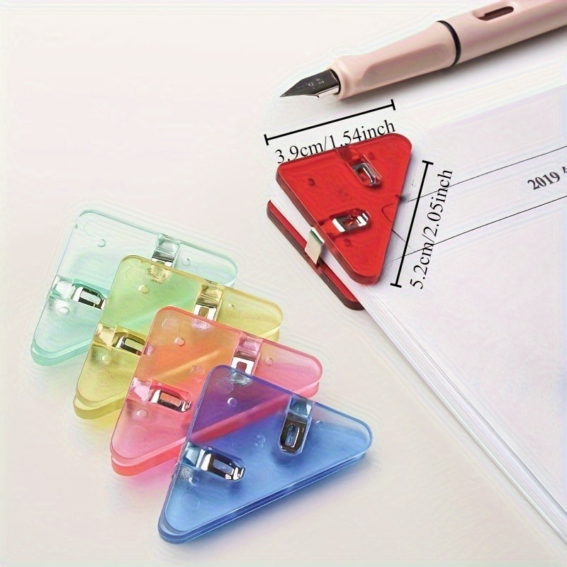 مجموعة مشابك مثلثة شفافة مكونة - مراجعة Binder Clip Assorted وسعره