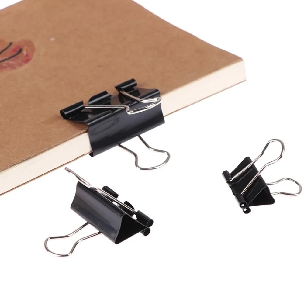 مشابك ورقية سوداء قابلة للطي 1 - مراجعة Binder Clip Assorted وسعره