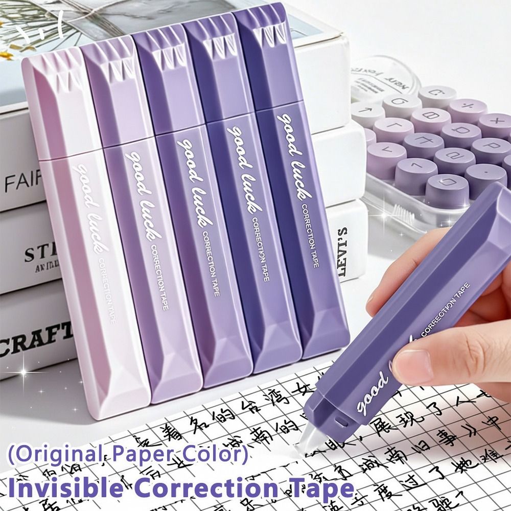 5 قطع/مجموعة شريط تصحيح الألوا - مراجعة Correction Tape Roller وسعره