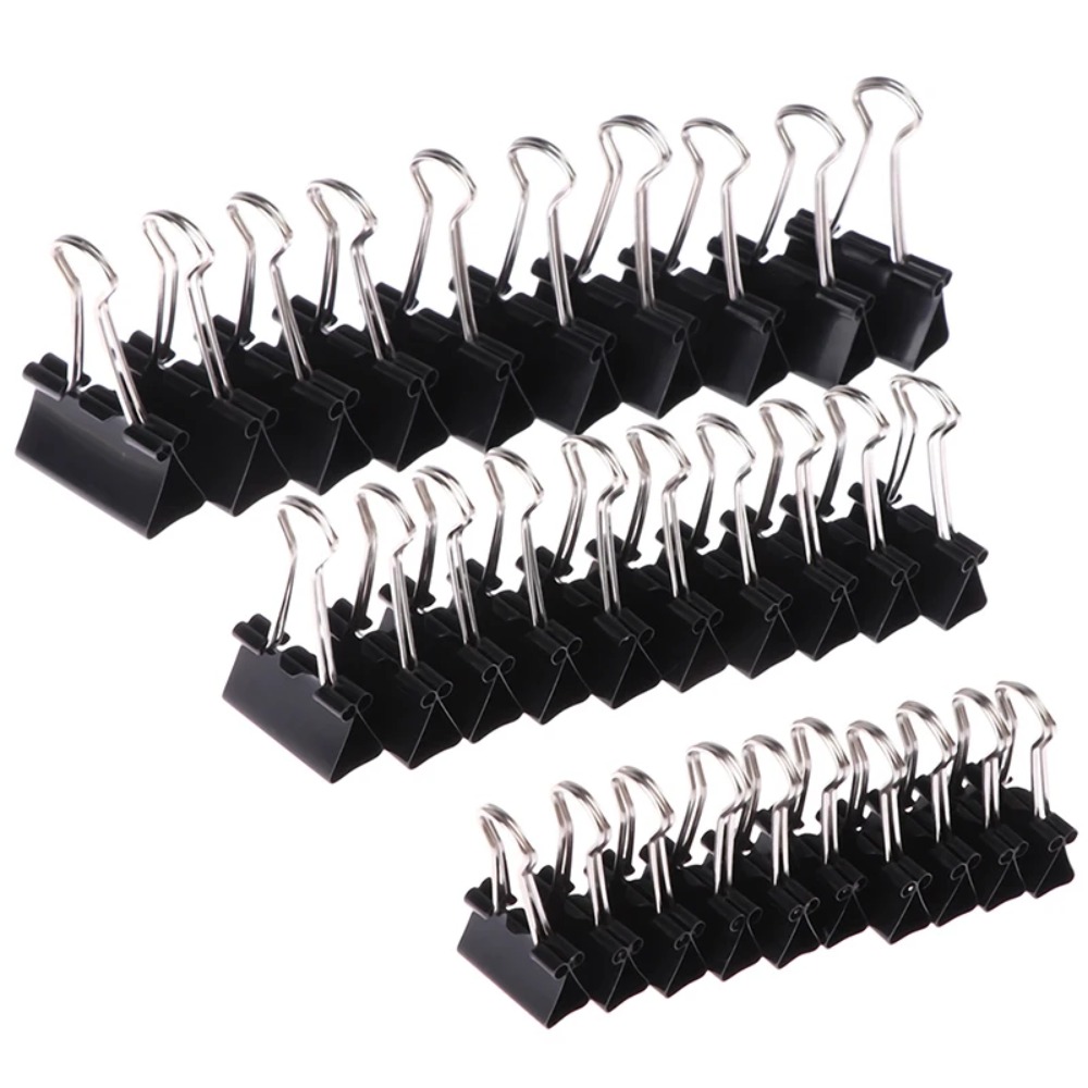10 قطع مشابك معدنية للورق 19 م - مراجعة Binder Clip Assorted وسعره