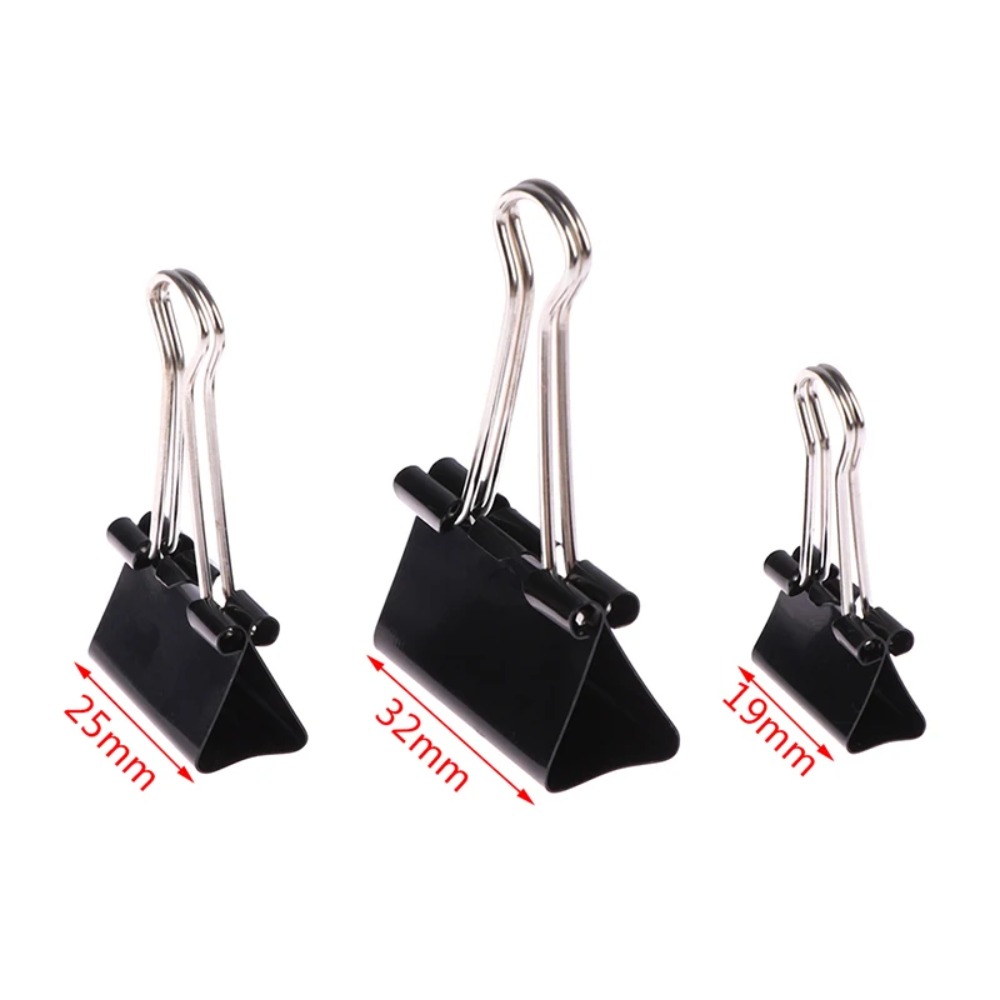 10 قطع مشابك معدنية للورق 19 م - مراجعة Binder Clip Assorted وسعره