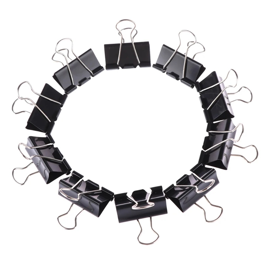 10 قطع مشابك معدنية للورق 19 م - مراجعة Binder Clip Assorted وسعره