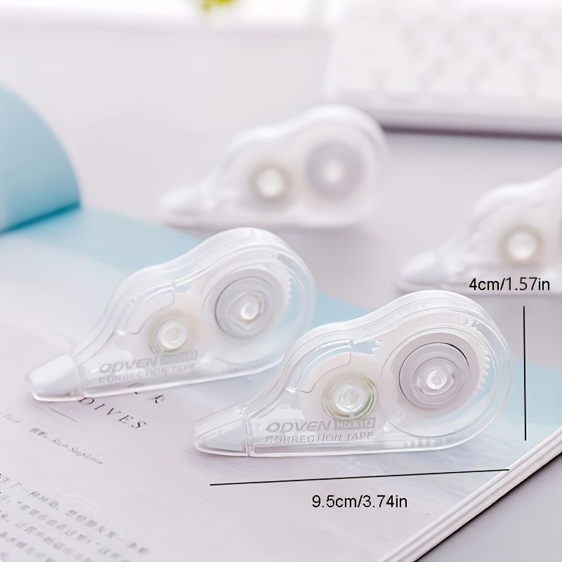 شريط تصحيح شفاف كبير السعة، تص - مراجعة Correction Tape Roller وسعره