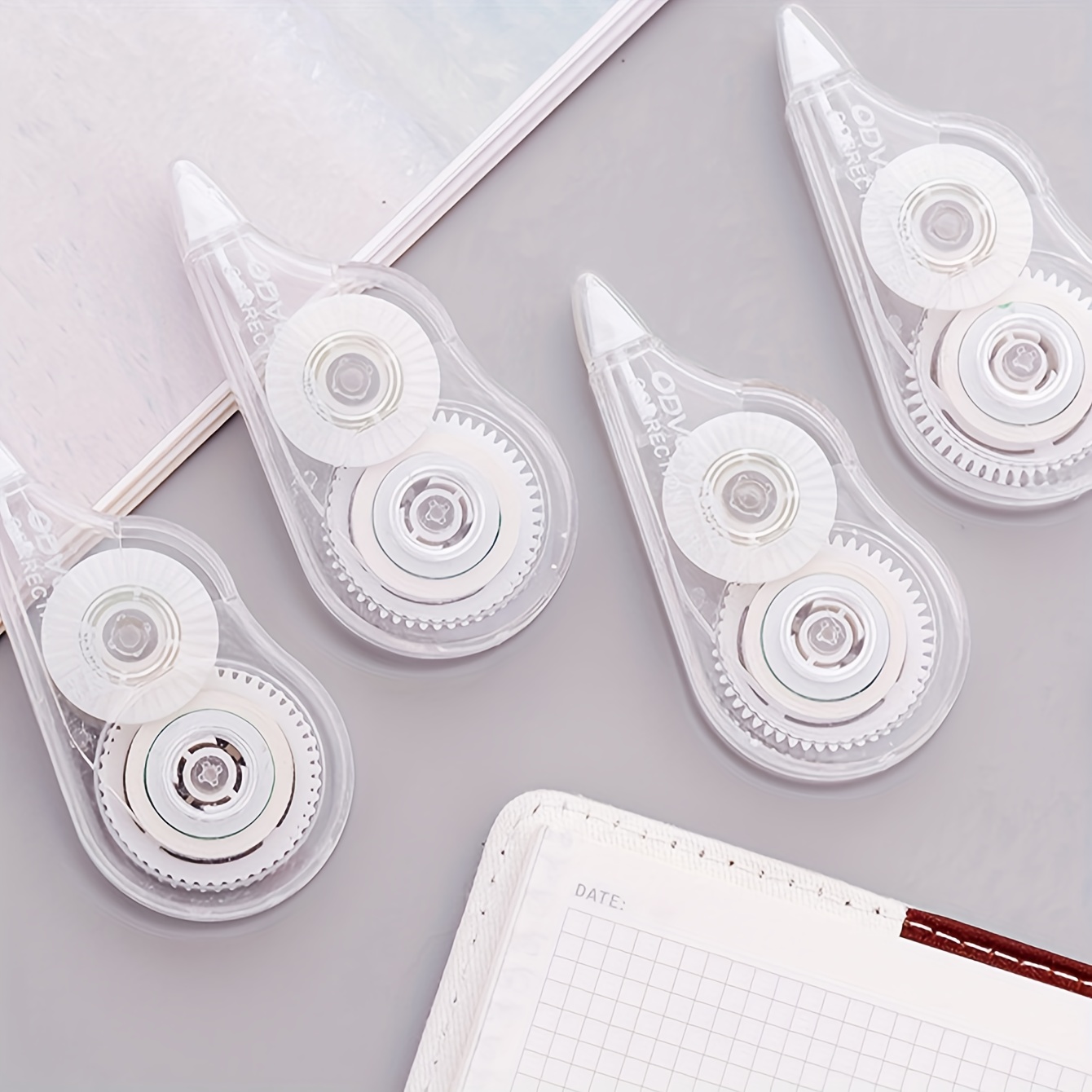 شريط تصحيح شفاف كبير السعة، تص - مراجعة Correction Tape Roller وسعره
