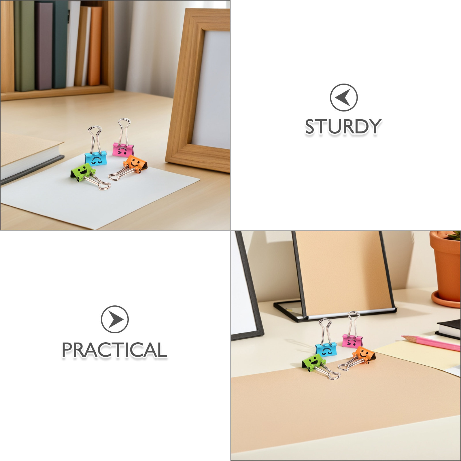 40 قطعة من مشابك الورق الملونة - مراجعة Binder Clip Assorted وسعره