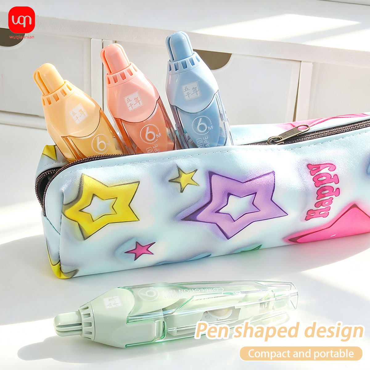 شريط تصحيح 6 متر بتصميم قلم بز - مراجعة Correction Tape Roller وسعره